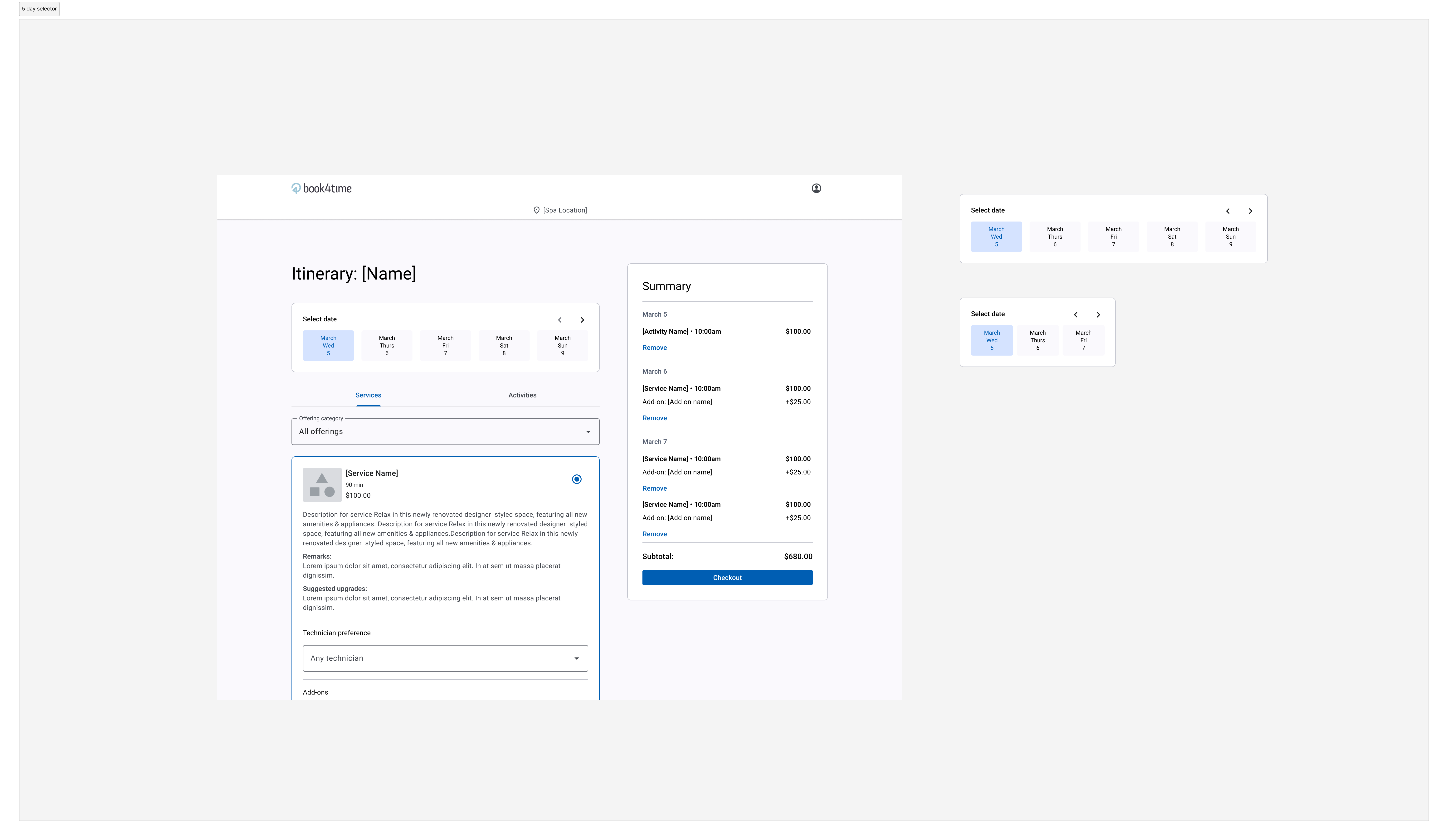 Version A – 5-Day Quick Selector